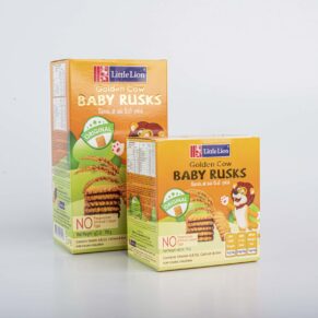 Little Lion Golden Cow Baby Rusk 125g