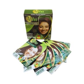 Abha Herbal Black Henna 21g X 6 Units Pack