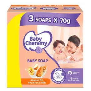 Baby Cheramy Soap Almond Oil Pack 70g X 3