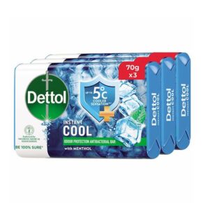 Dettol Cool Antibacterial  70g x 3 Pack