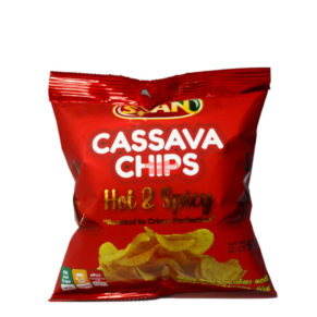 Scan Cassava Chips Hot & Spicy