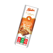 Kandos hazelnut 8% milk chocolate  45g