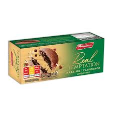maliban real temptation hazelnut flavoured 90g