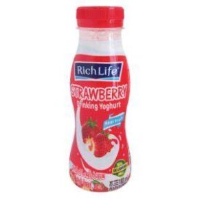 Rich Life Strawberry Flavoured Drinking Yoghurt180ML